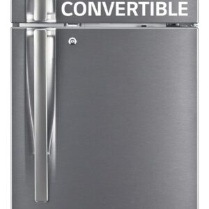 lg 240 l 3 star frost free smart inverter double door refrigerator (gl s292rdsx, dazzle steel, convertible & multi air flow cooling)