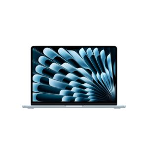 apple 2025 macbook air (13 inch, apple m4 chip with 10 core cpu and 8 core gpu, 16gb unified memory, 256gb) sky blue